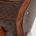 Celine Vintage Macadam Handbag Canvas and Leather - image 9