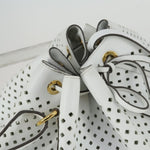 Louis Vuitton Flore Noe Handbag Perforated Leather - image 15