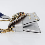 Gucci Broadway Pearly Bee Shoulder Bag Embellished Leather Mini - image 4