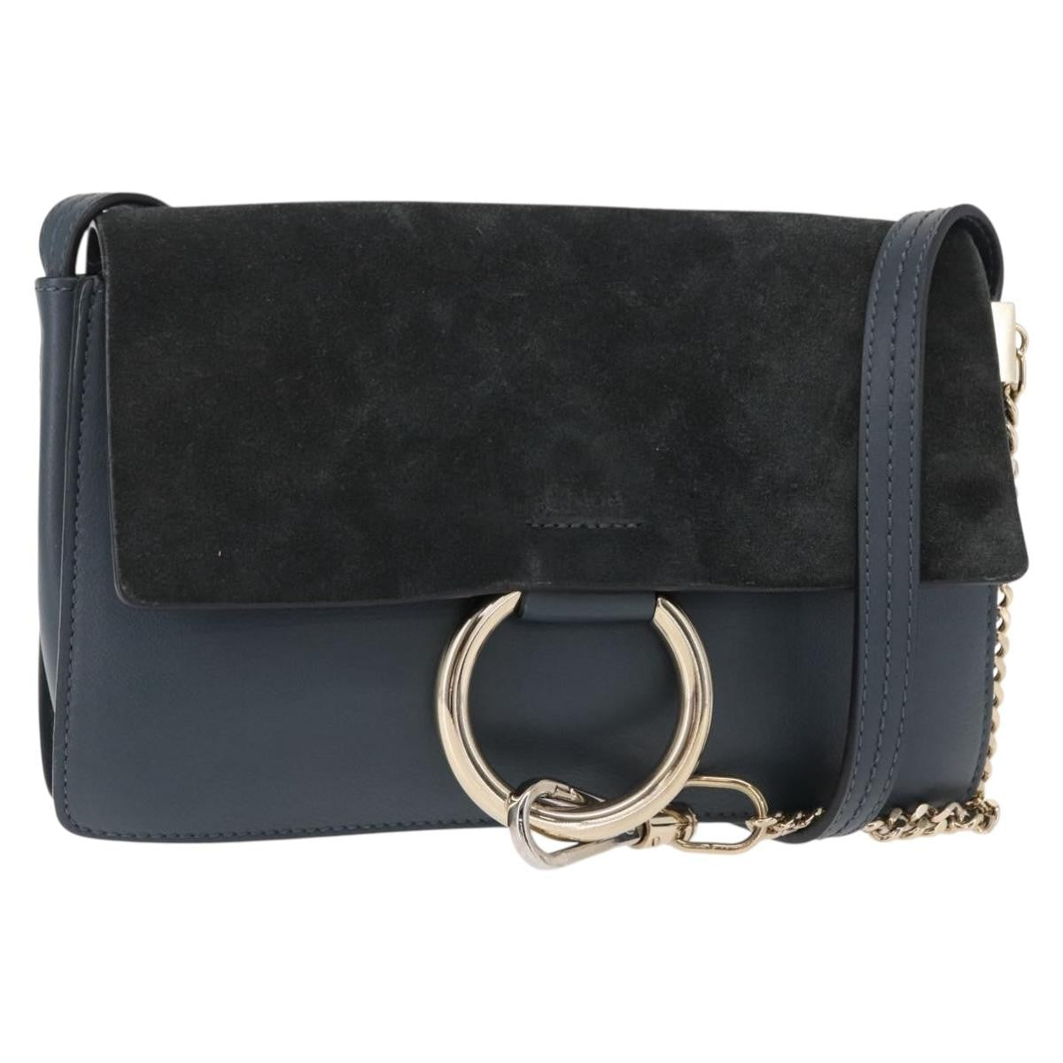 Chloe Faye Shoulder Bag Leather and Suede Small - image 1