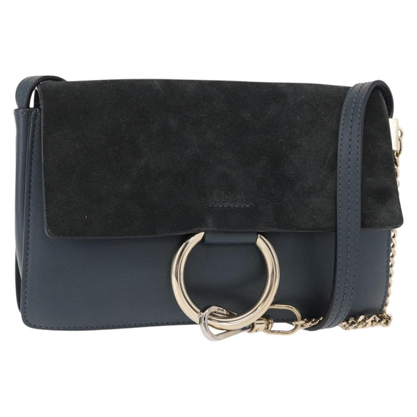 Chloe Faye Shoulder Bag Leather and Suede Small - image 1