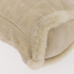 Chanel Vintage Embroidered CC Chain Tote Quilted Suede and Shearling - image 11
