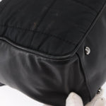 Chanel Square Stitch Boston Bag Quilted Nylon Large - image 11