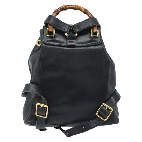 Gucci Vintage Bamboo Backpack Leather Mini