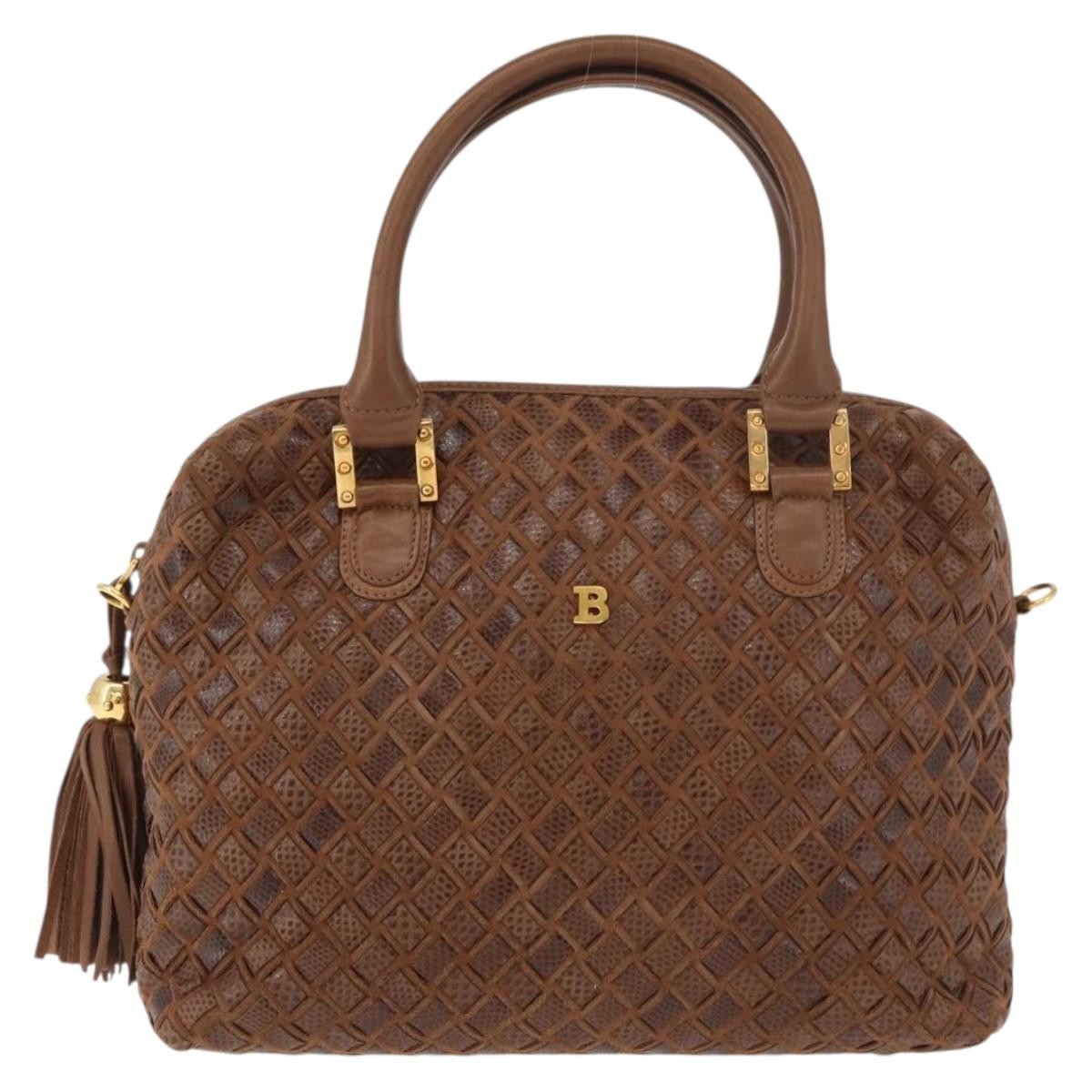 Bally Vintage Handbag Leather - image 1