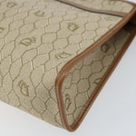 Christian Dior Vintage Honeycomb Zip Pouch Coated Canvas Medium - image 7