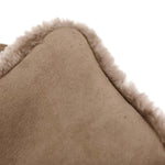 Chanel Vintage Embroidered CC Chain Tote Quilted Suede and Shearling - image 19