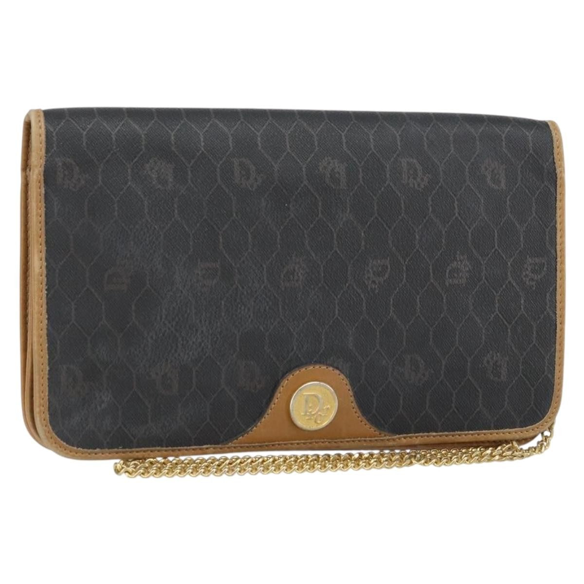 Christian Dior Vintage honeycomb clutch Canvas - image 1