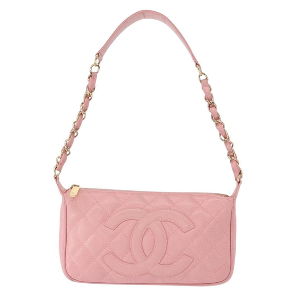 Chanel Timeless CC Chain Shoulder Bag Quilted Caviar Small - image 1