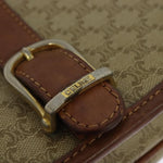 Celine Vintage Macadam Shoulder Bag Canvas and Leather - image 13