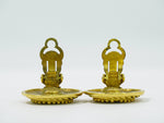 Chanel Vintage CC Logo Round Clip on Earrings Textured Metal - image 5