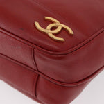 Chanel Vintage Metal CC Shoulder Bag Caviar Medium - image 10