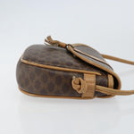 Celine Vintage Macadam Shoulder Bag Canvas and Leather - image 3