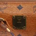 MCM Visetos Handbag Canvas and Leather - image 6