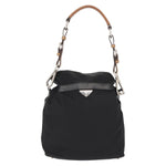 Prada Double Pocket Drawstring Shoulder Bag Tessuto - image 2