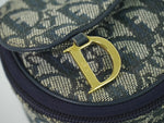 Christian Dior Saddle Zip Pouch Diorissimo Canvas - image 9