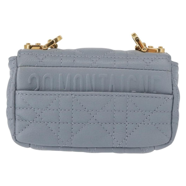 Christian Dior Caro Bag Cannage Quilt Calfskin Micro