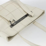 Chanel Square Stitch Tote Quilted Leather Medium - image 6