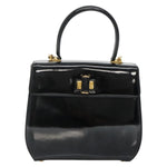 Salvatore Ferragamo Gancini handbag Patent leather - image 1