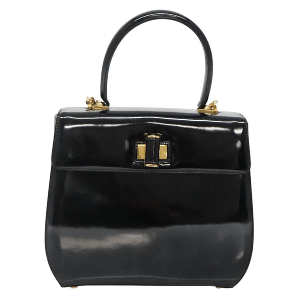 Salvatore Ferragamo Gancini handbag Patent leather - image 1