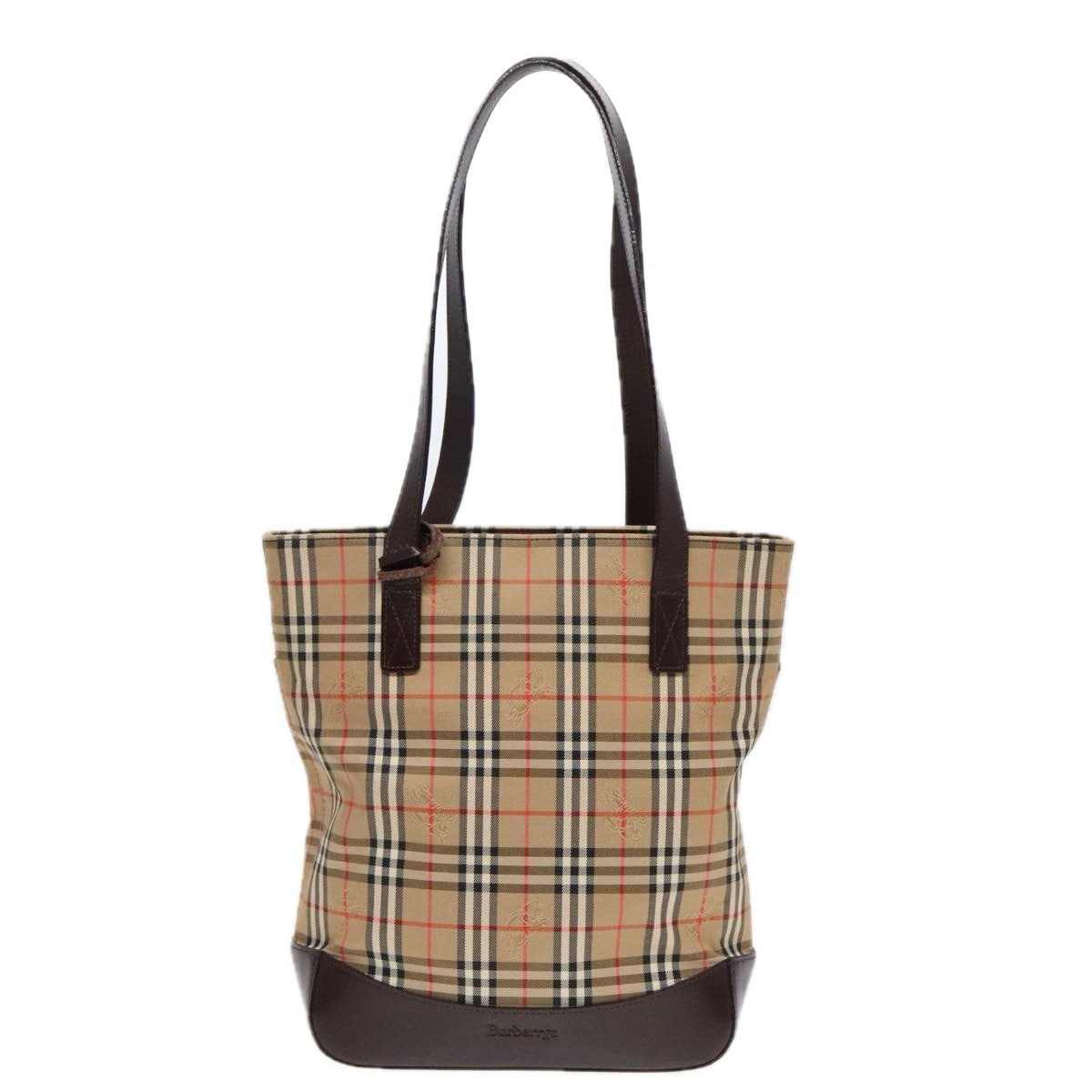 Burberry Nova Check Tote Canvas and Leather - image 1
