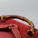 Gucci Gucci bamboo backpack daim mini - image 18