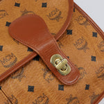 MCM Visetos Shoulder bag Canvas and Leather - image 12