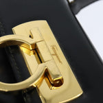Salvatore Ferragamo Gancini Convertible Top Handle Bag Leather Mini - image 13