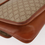 Celine Vintage Macadam Shoulder Bag Canvas and Leather - image 11