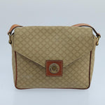 Celine Vintage Macadam Circle Logo Shoulder Bag Canvas and Leather - image 19