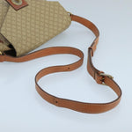 Celine Vintage Macadam Circle Logo Shoulder Bag Canvas and Leather - image 8