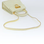 Salvatore Ferragamo Gancini Convertible Top Handle Bag Suede Mini - image 7