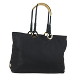 Prada Convertible Metal Handle Satchel Quilted Tessuto - image 1
