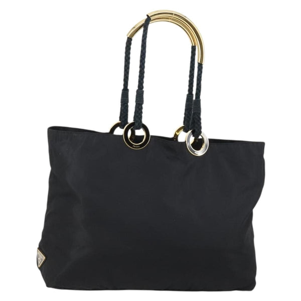 Prada Convertible Metal Handle Satchel Quilted Tessuto - image 1