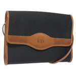 Christian Dior Vintage CD Flap Shoulder Bag Canvas - image 1