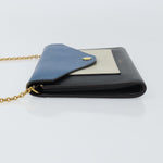 Celine Pocket Envelope Wallet on Chain Leather Medium - image 4