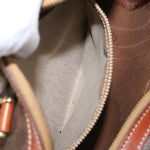 Celine Vintage Macadam Handbag Canvas and Leather - image 17