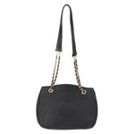 Bally Vintage Chain Shoulder Bag Quilted Leather - image 2