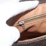 Celine Vintage Macadam Shoulder Bag Canvas and Leather - image 12