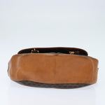 Celine Vintage Macadam Shoulder Bag Canvas and Leather - image 17
