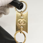 Chanel Chocolate Bar CC Handbag Quilted Lambskin - image 9