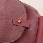 Gucci Gucci bamboo backpack daim mini - image 13