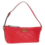 Gucci GG Marmont Pochette Shoulder Bag Matelasse Leather Small - image 19