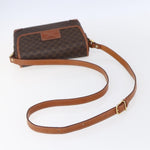 Celine Vintage Macadam Shoulder Bag Canvas and Leather - image 8