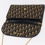 Christian Dior Vintage CD Chain Flap Shoulder Bag Diorissimo Canvas Small - image 17