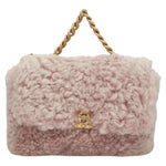 Chanel 19 Flap Bag Shearling Medium - image 2