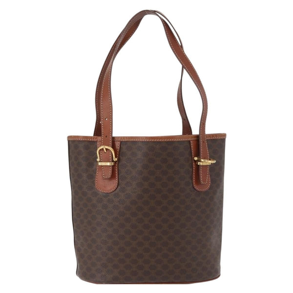 Celine Vintage Macadam Tote bag Canvas and Leather