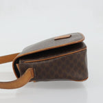 Celine Vintage Macadam Shoulder Bag Canvas and Leather - image 4