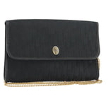 Christian Dior Vintage Chain Flap Shoulder Bag Diorissimo Canvas Medium - image 1