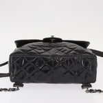 Chanel Vintage Square Flap Backpack Enamel - image 13